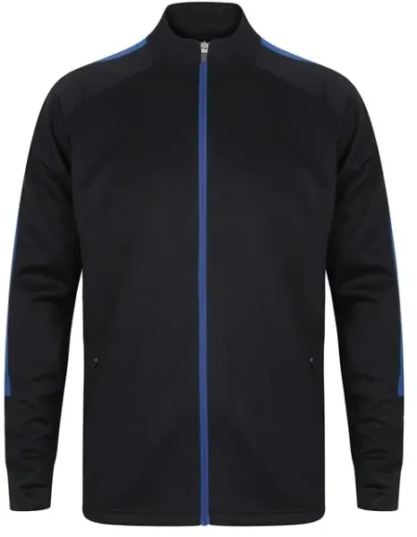 Finden & Hales Knitted Tracksuit Top - Navy / Royal