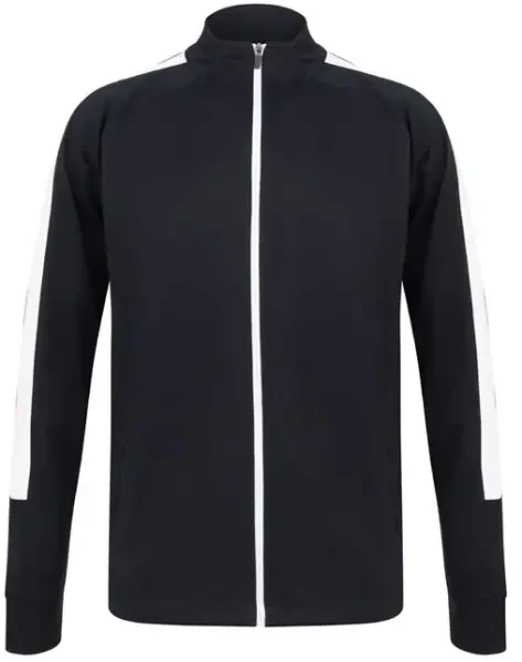 Finden & Hales Knitted Tracksuit Top - Navy / White
