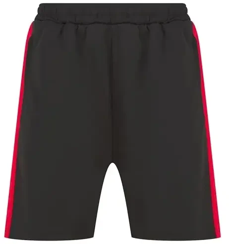 Finden & Hales Knitted Shorts - Black / Red