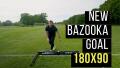 Bazooka Goal - 6' x 3' x 3' (PVC) - Red / White